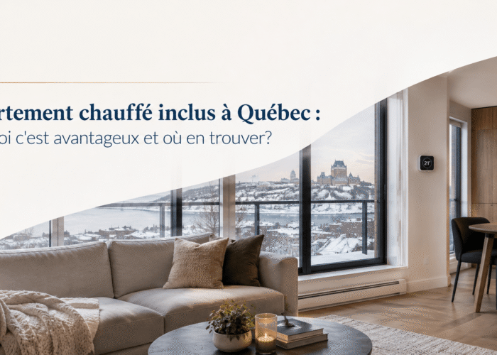 Appartement chauffé inclus à Québec